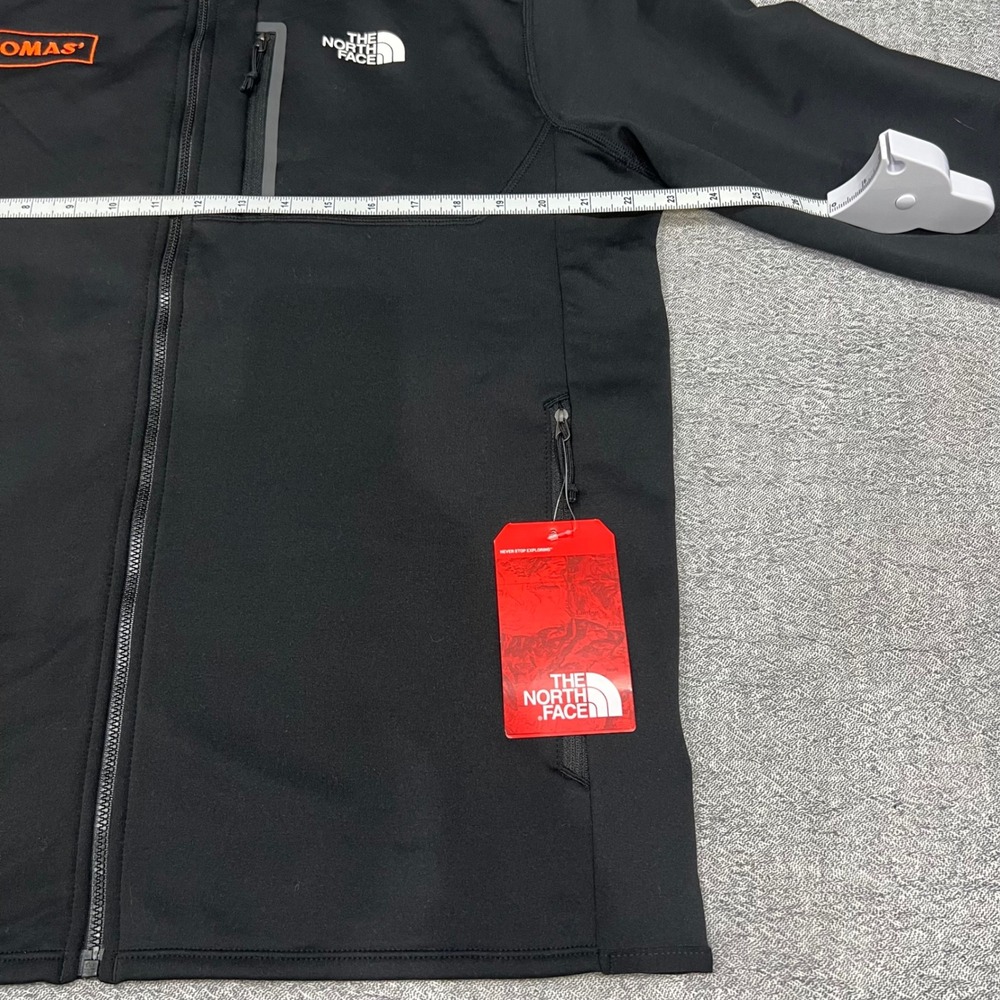 NWT‎ The North Face Skyline Full Zip Fleece Jacket Mens Large Black Company Logo - Picture 7 of 8